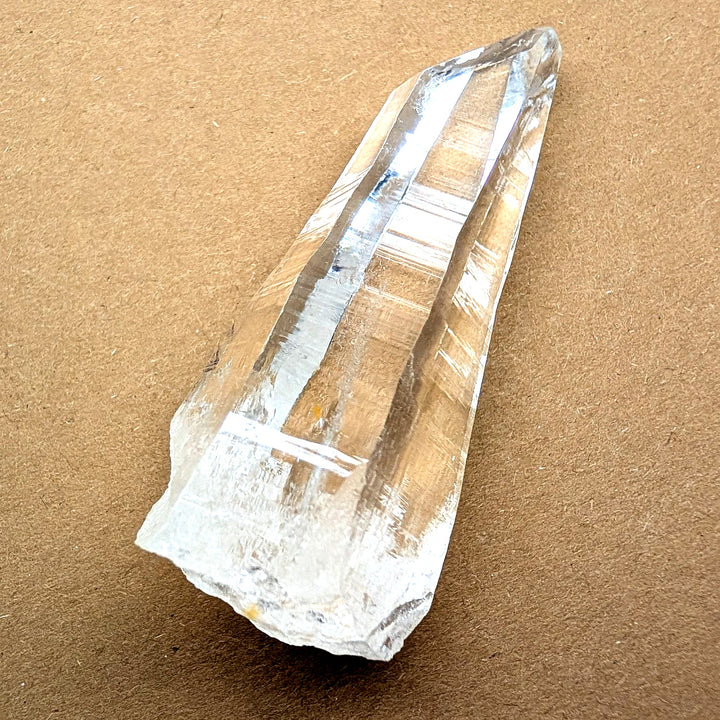 Danburite Crystal Point 71g High Clarity Natural Blade Specimen