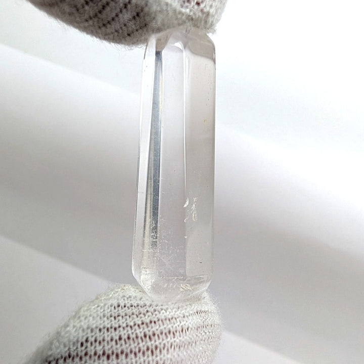 Satyaloka Clear Quartz Double Terminated Point 6-8g AAA Specimen