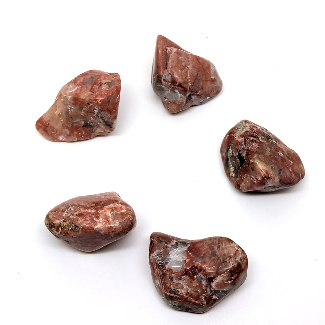 Pink Azeztulite Tumbled Stones 4g Polished Pocket Crystals