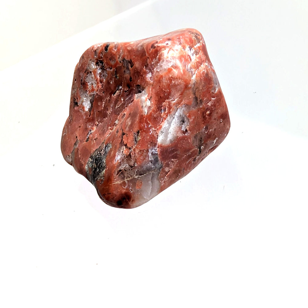 Pink Azeztulite Tumbled Stone 5.4g Polished Quartz Specimen