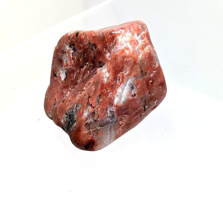 Pink Azeztulite Tumbled Stone 5.4g Polished Quartz Specimen