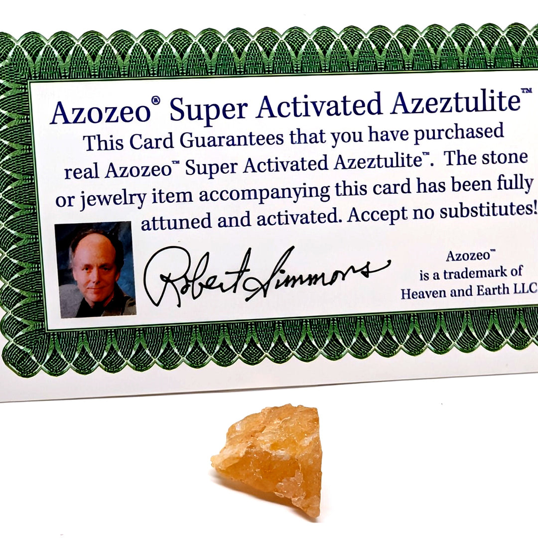 Azozeo Super Activated Azeztulite Specimen 2.2g Raw Crystal