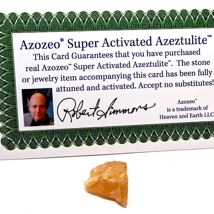 Azozeo Super Activated Azeztulite Specimen 2.2g Raw Crystal