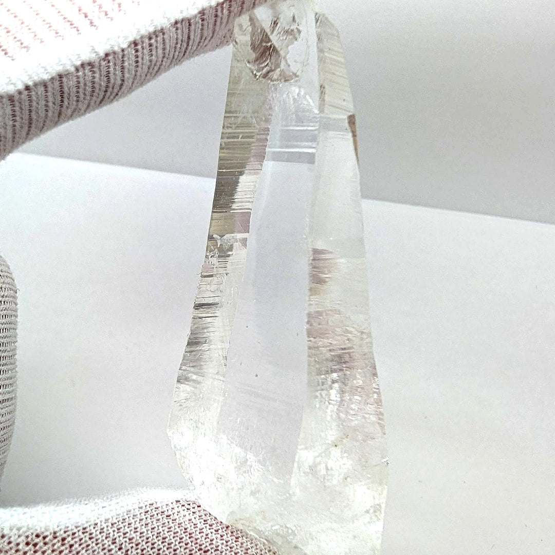 Danburite Crystal Point 71g High Clarity Natural Blade Specimen