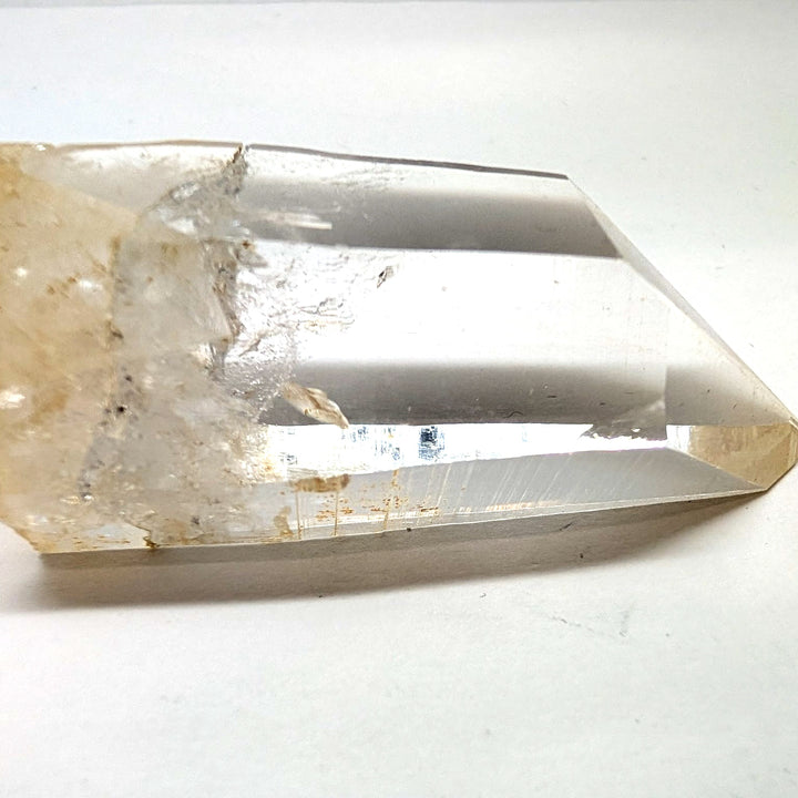 Satyaloka Clear Azeztulite Point 89g High Clarity Quartz Wand