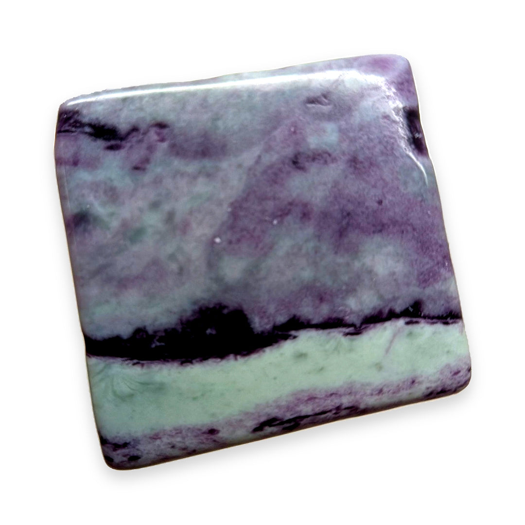 Stitchtite in Serpentine 15g Flat Square Palm Stone