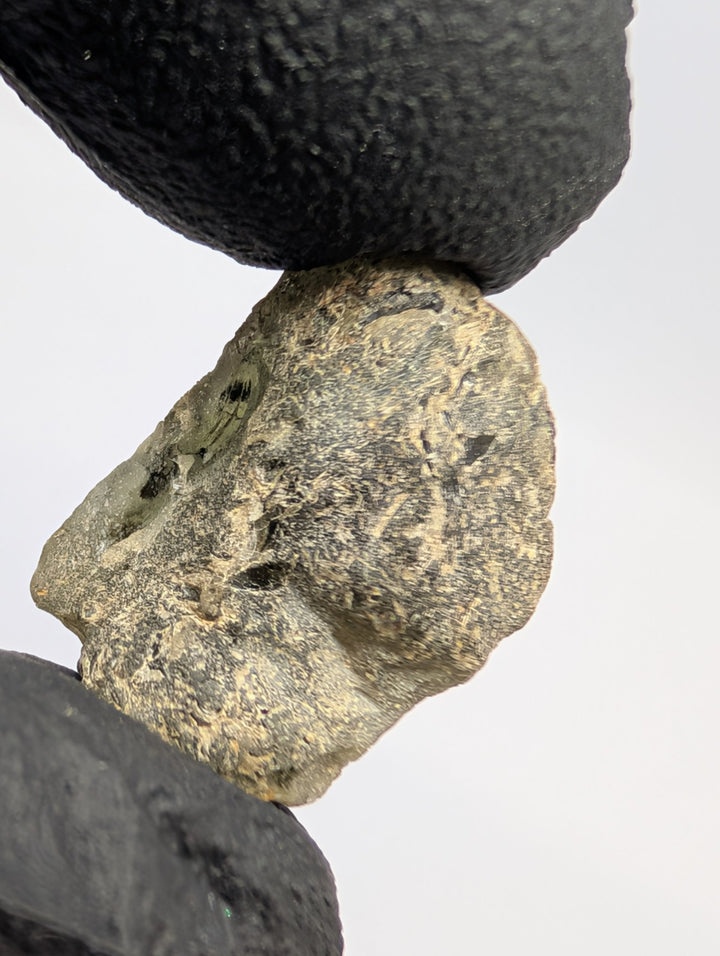 Moldavite Tektite Specimen 2.7g Raw Textured Czech Glass