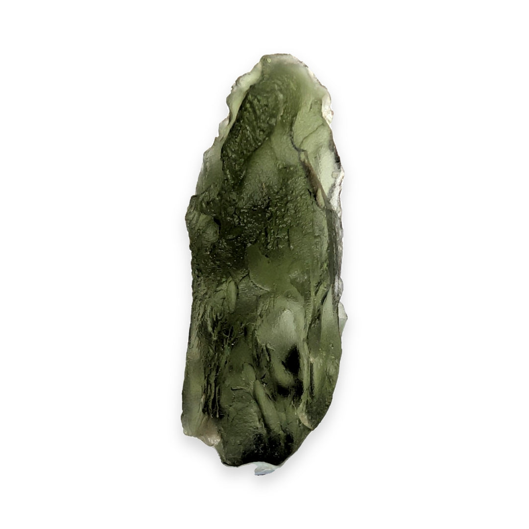 Moldavite Tektite Specimen 6.0g Raw Elongated Czech Glass