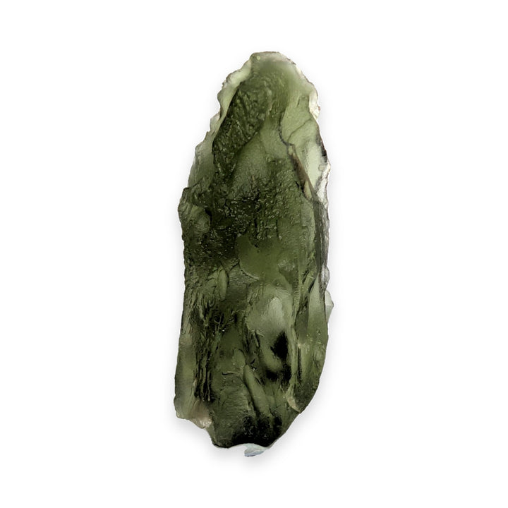 Moldavite Tektite Specimen 6.0g Raw Elongated Czech Glass