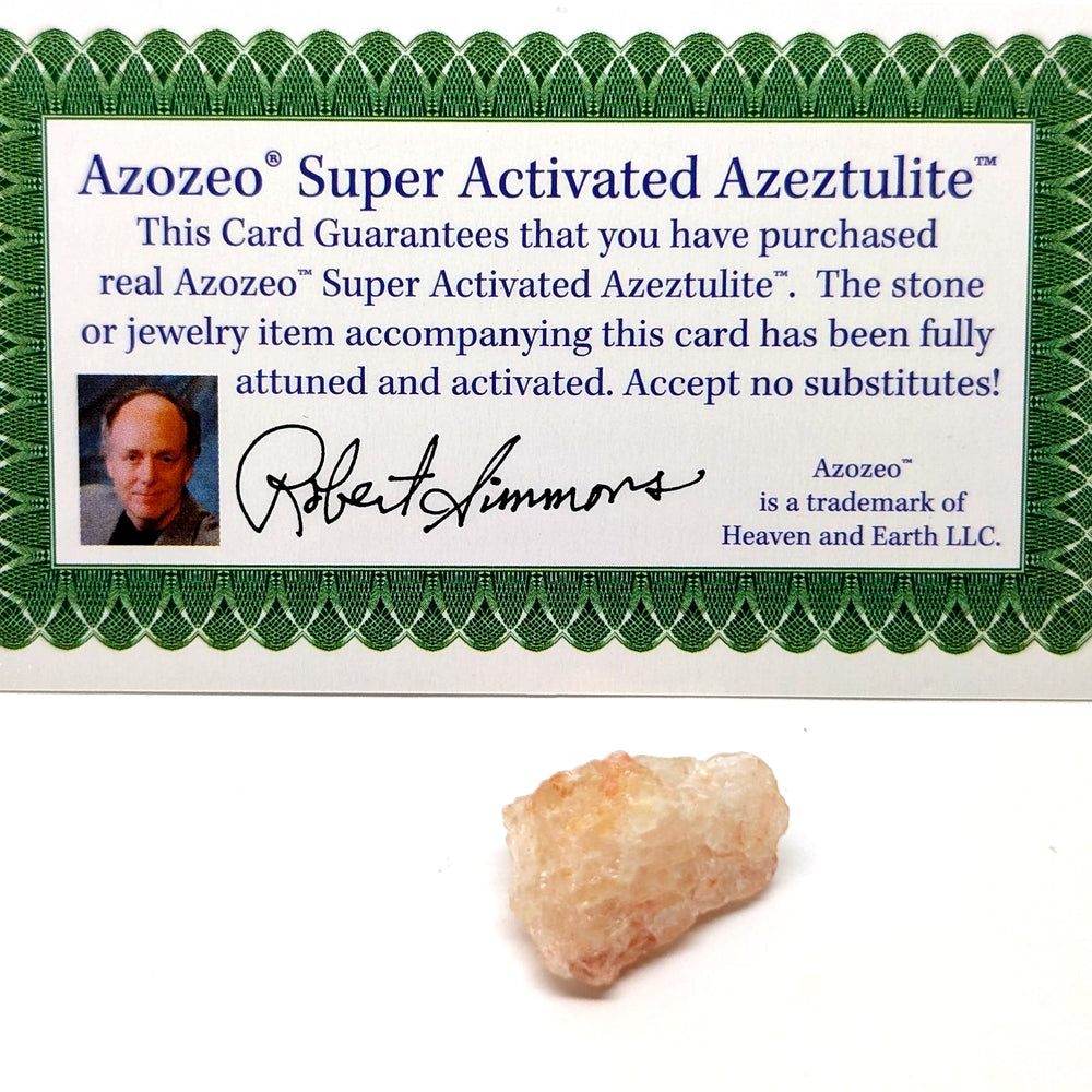 Azozeo Super Activated Azeztulite Specimen 2.9g Raw Crystal