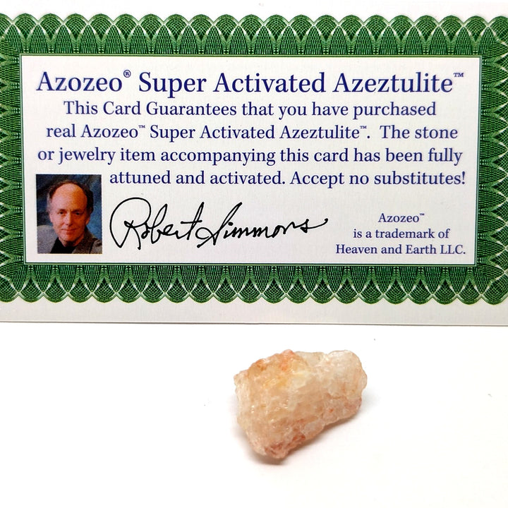Azozeo Super Activated Azeztulite Specimen 2.9g Raw Crystal