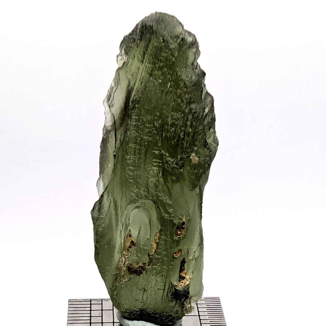 Moldavite Tektite Specimen 6.0g Raw Elongated Czech Glass