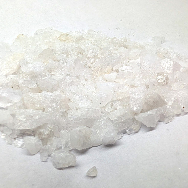 White Azeztulite Granular Quartz Chips 16.5g High Frequency