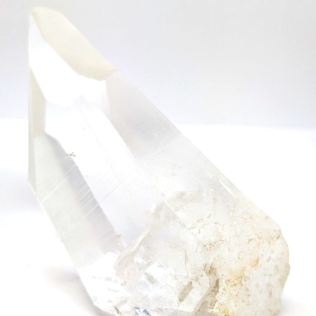 Satyaloka Clear Azeztulite Point 293g High Clarity Quartz Wand