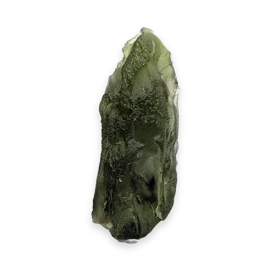 Moldavite Tektite Specimen 6.0g Raw Elongated Czech Glass