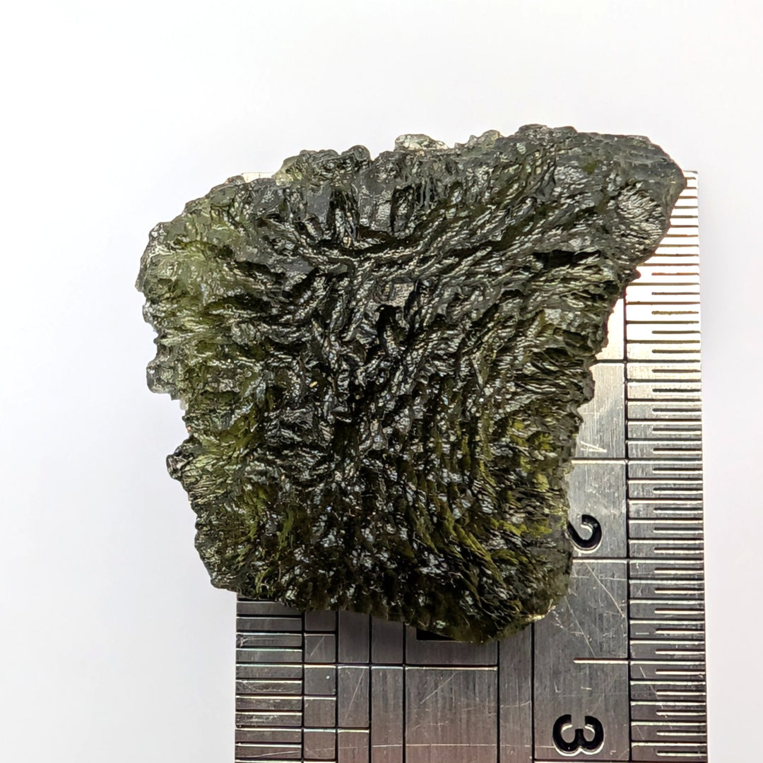 Moldavite Specimen 5.6g Raw Besny Sculpted Czech Tektite
