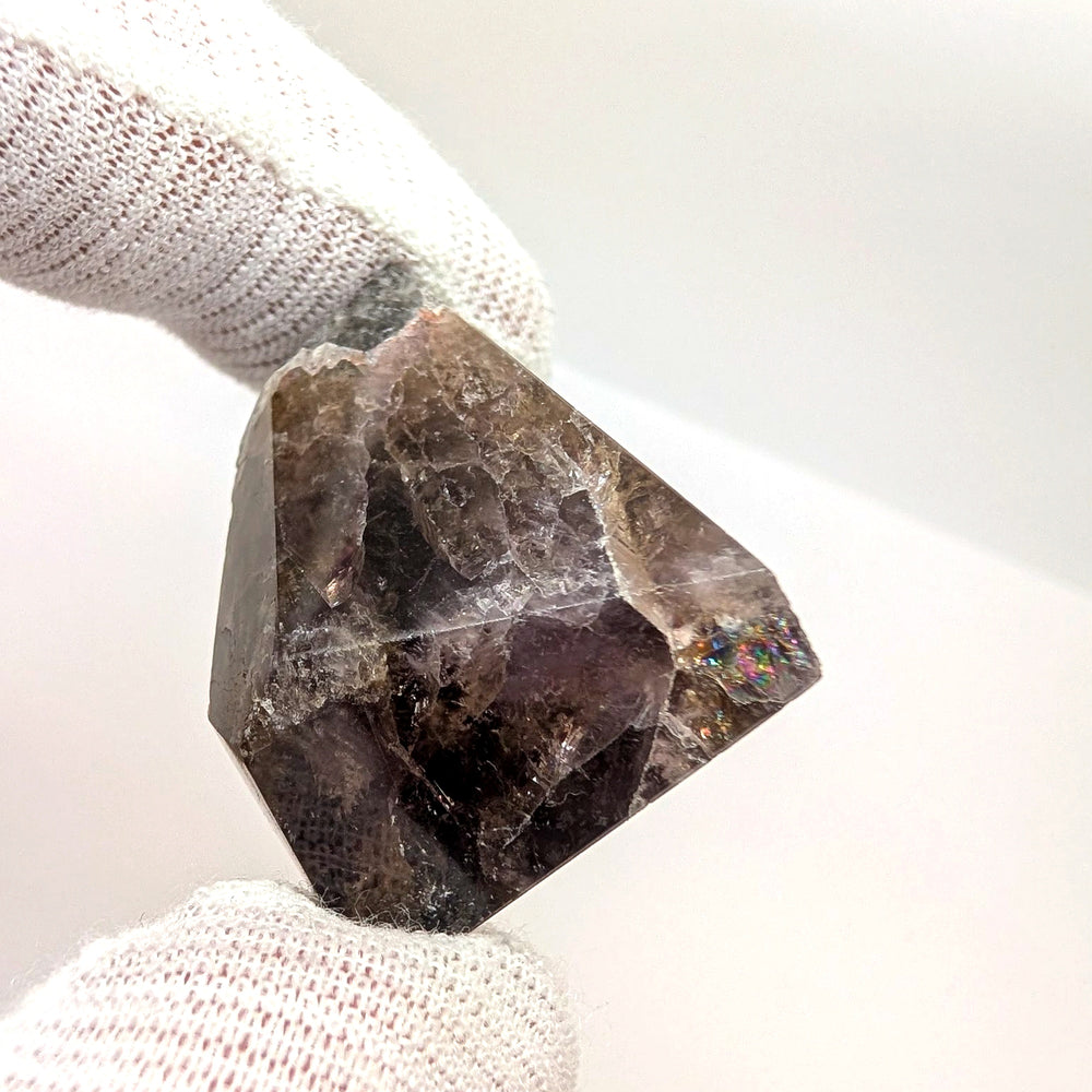 Super Seven Crystal Point 23.5g Polished Rainbow Sacred Seven Quartz