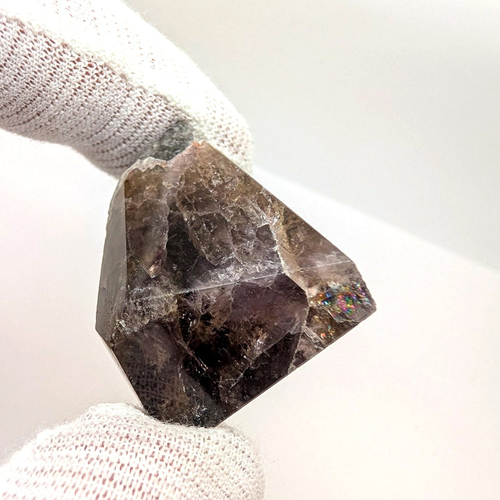 Super Seven Crystal Point 23.5g Polished Rainbow Sacred Seven Quartz