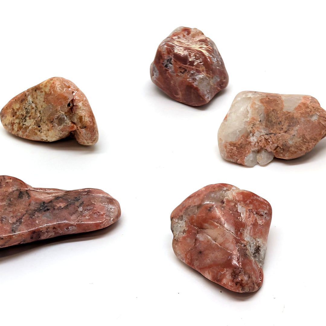Pink Azeztulite Tumbled Stones 2-3g Small Pocket Crystals