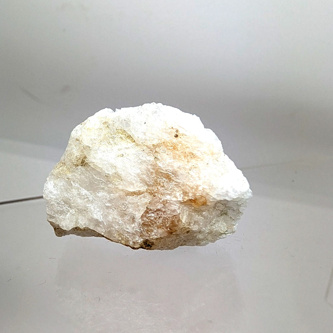 White Azeztulite Raw Crystal Specimen 16.3g High Frequency Quartz