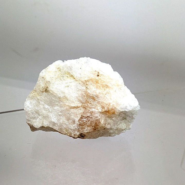 White Azeztulite Raw Crystal Specimen 16.3g High Frequency Quartz