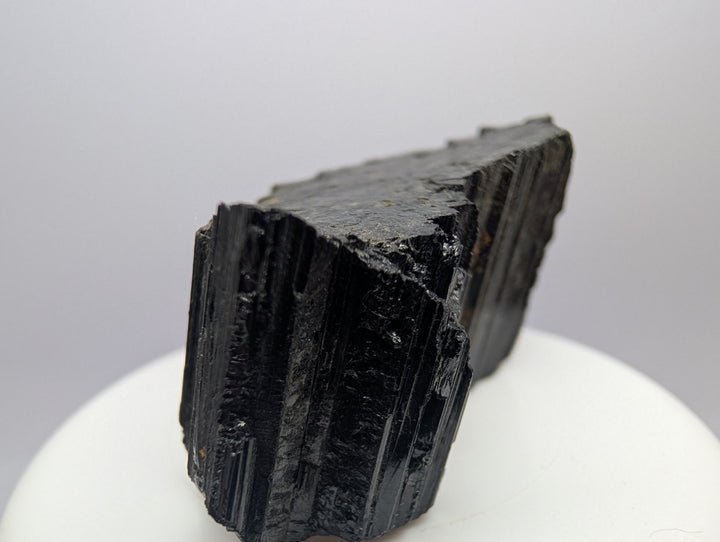 Black Tourmaline Specimen 50g Raw Striated Crystal Schorl