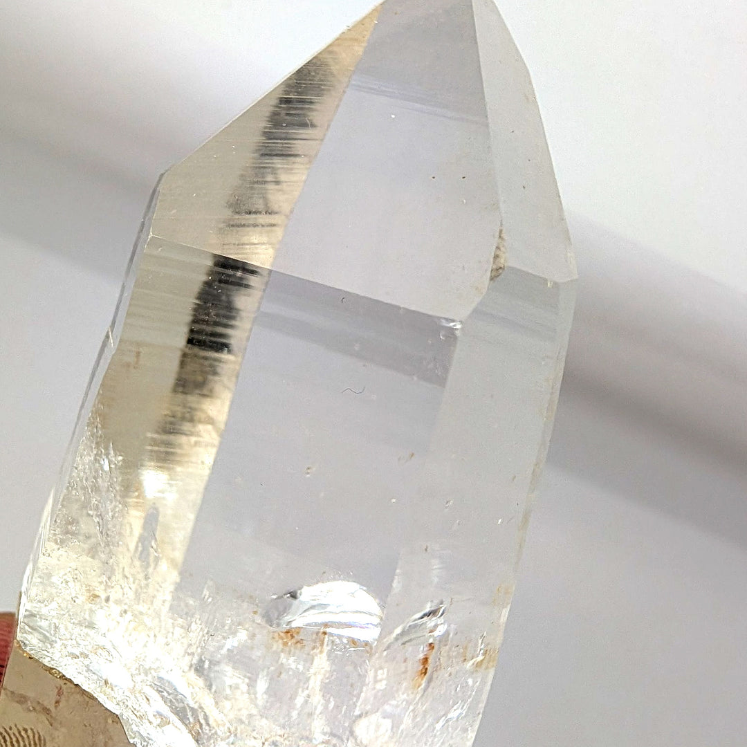 Satyaloka Clear Azeztulite Point 89g High Clarity Quartz Wand