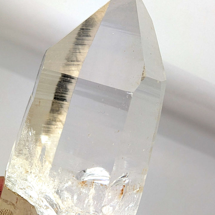 Satyaloka Clear Azeztulite Point 89g High Clarity Quartz Wand