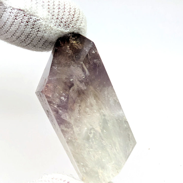 Amethyst Root Crystal Point 19.2g Polished Chevron Quartz Specimen