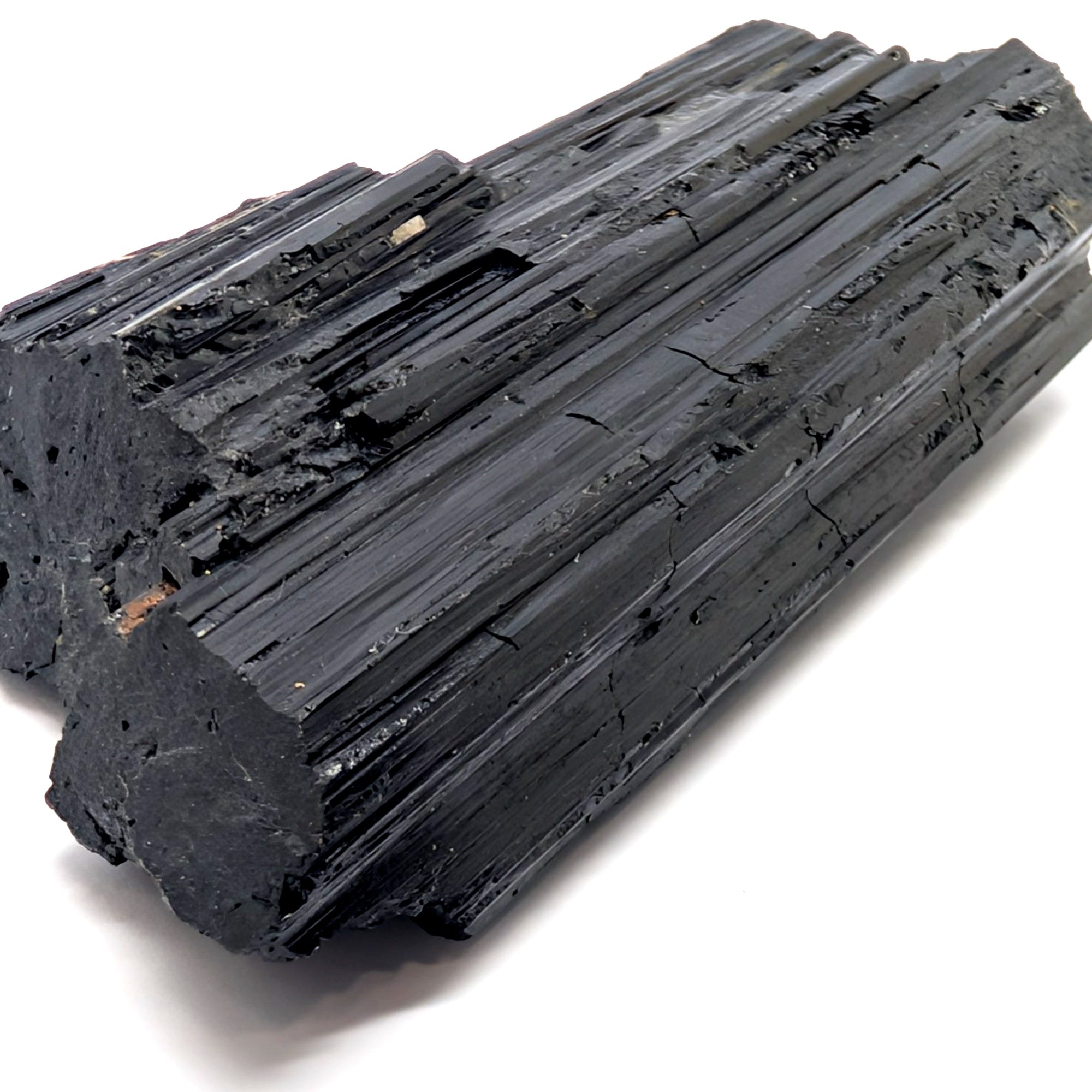 Black Tourmaline Specimen 144g Large Raw Columnar Crystal