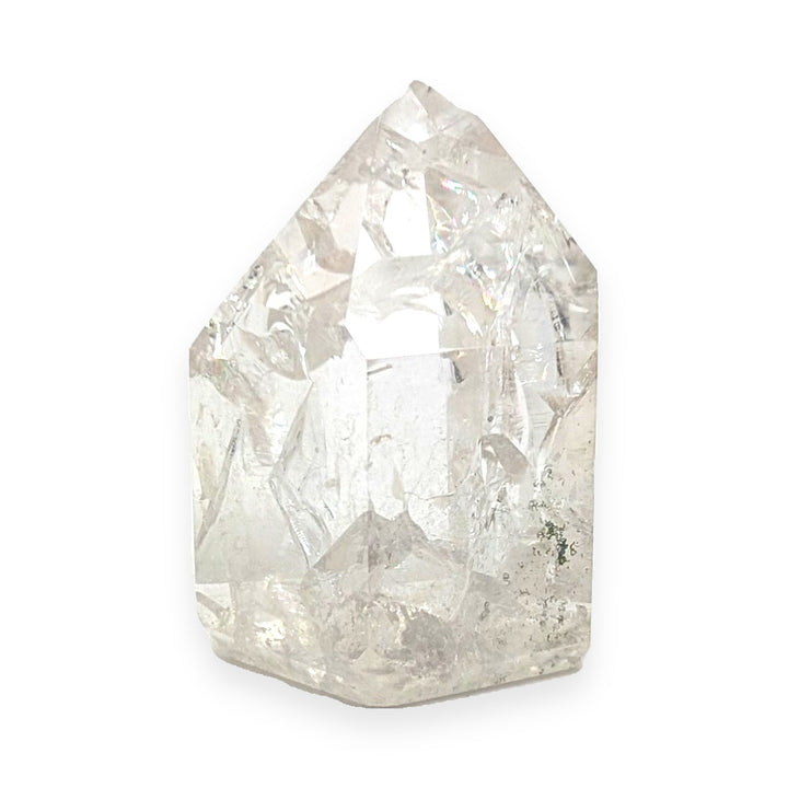 Clear Quartz Rainbow Point 56g Brazilian Polished Crystal Specimen