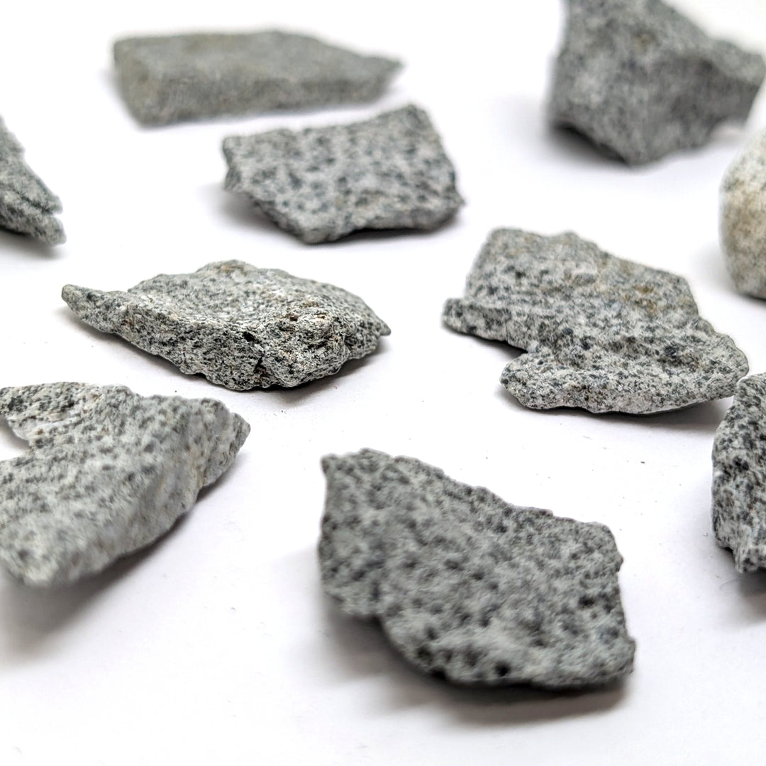 Guardianite Raw Flat Specimen Natural Grey Igneous Crystal