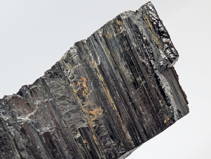 Black Tourmaline Specimen 50g Raw Striated Crystal Schorl