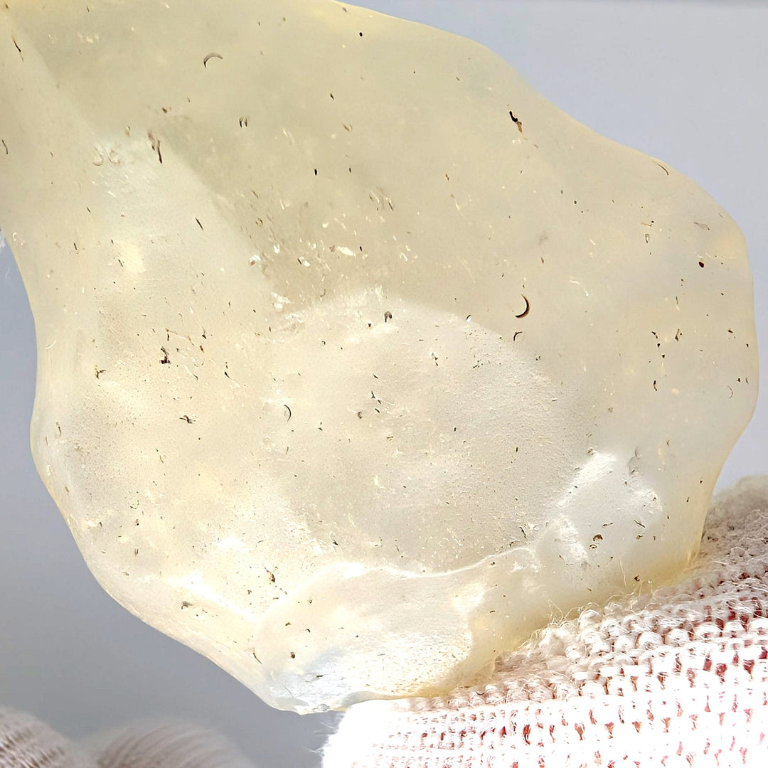 Libyan Desert Glass Specimen 7.8g Raw Gold Tektite Fragment