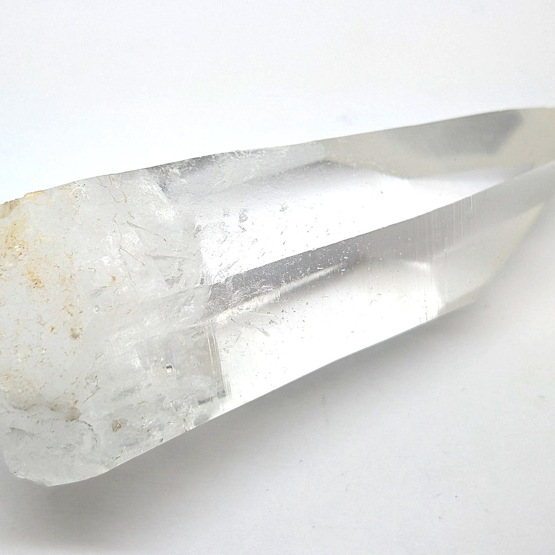 Satyaloka Clear Azeztulite Point 293g High Clarity Quartz Wand