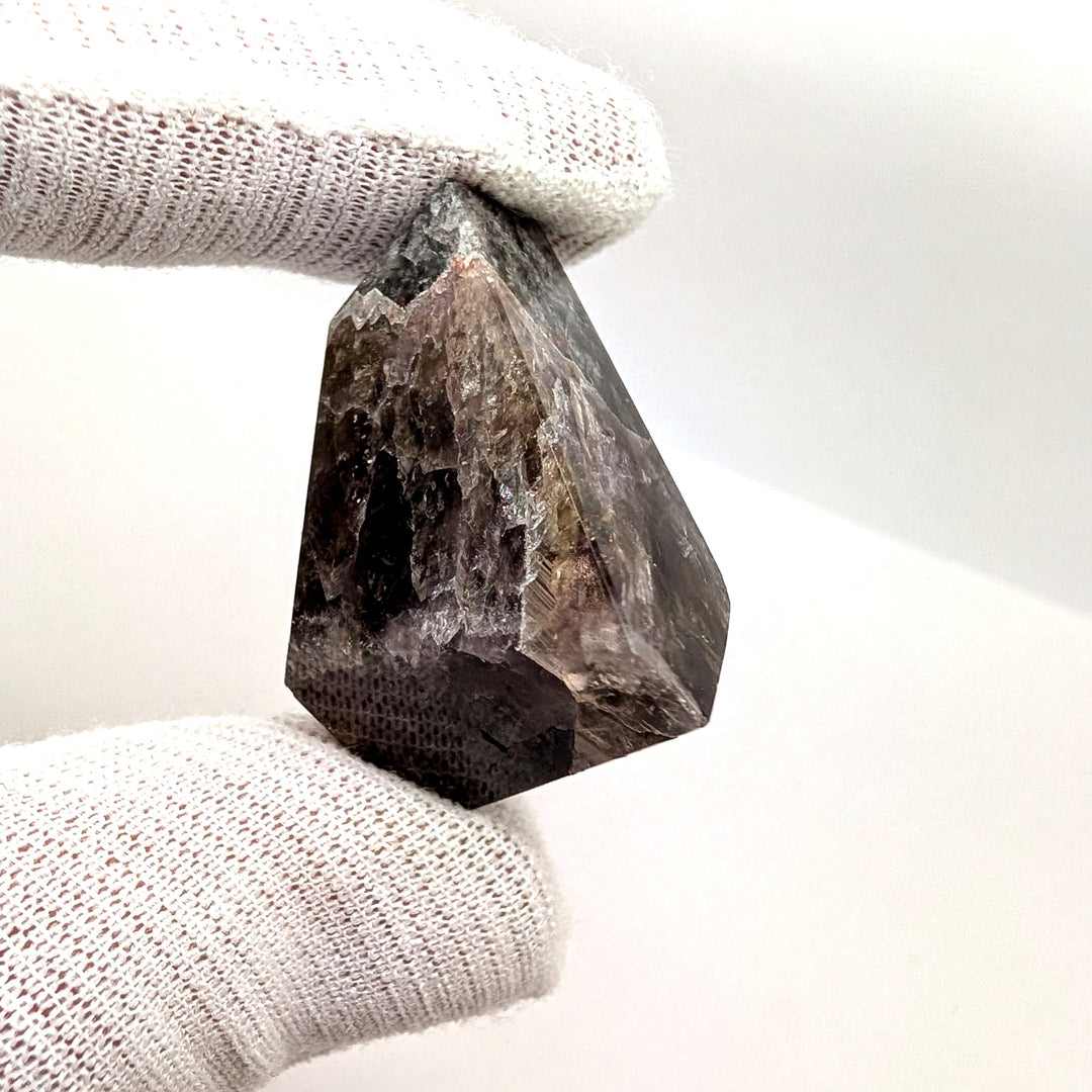 Super Seven Crystal Point 23.5g Polished Rainbow Sacred Seven Quartz