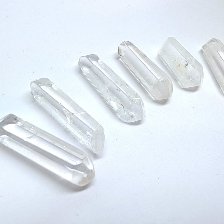 Satyaloka Clear Quartz Double Terminated Point 6-8g AAA Specimen