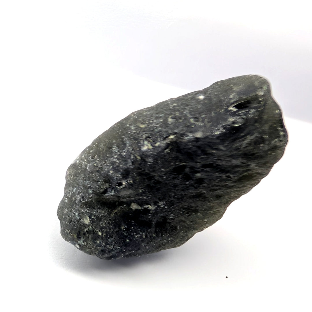 Moldavite Tektite Specimen 6.1g Raw Deep Green Tektite