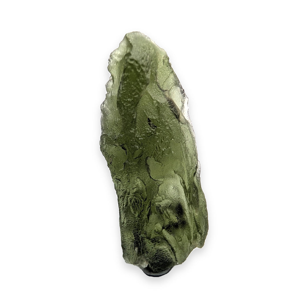 Moldavite Tektite Specimen 6.0g Raw Elongated Czech Glass