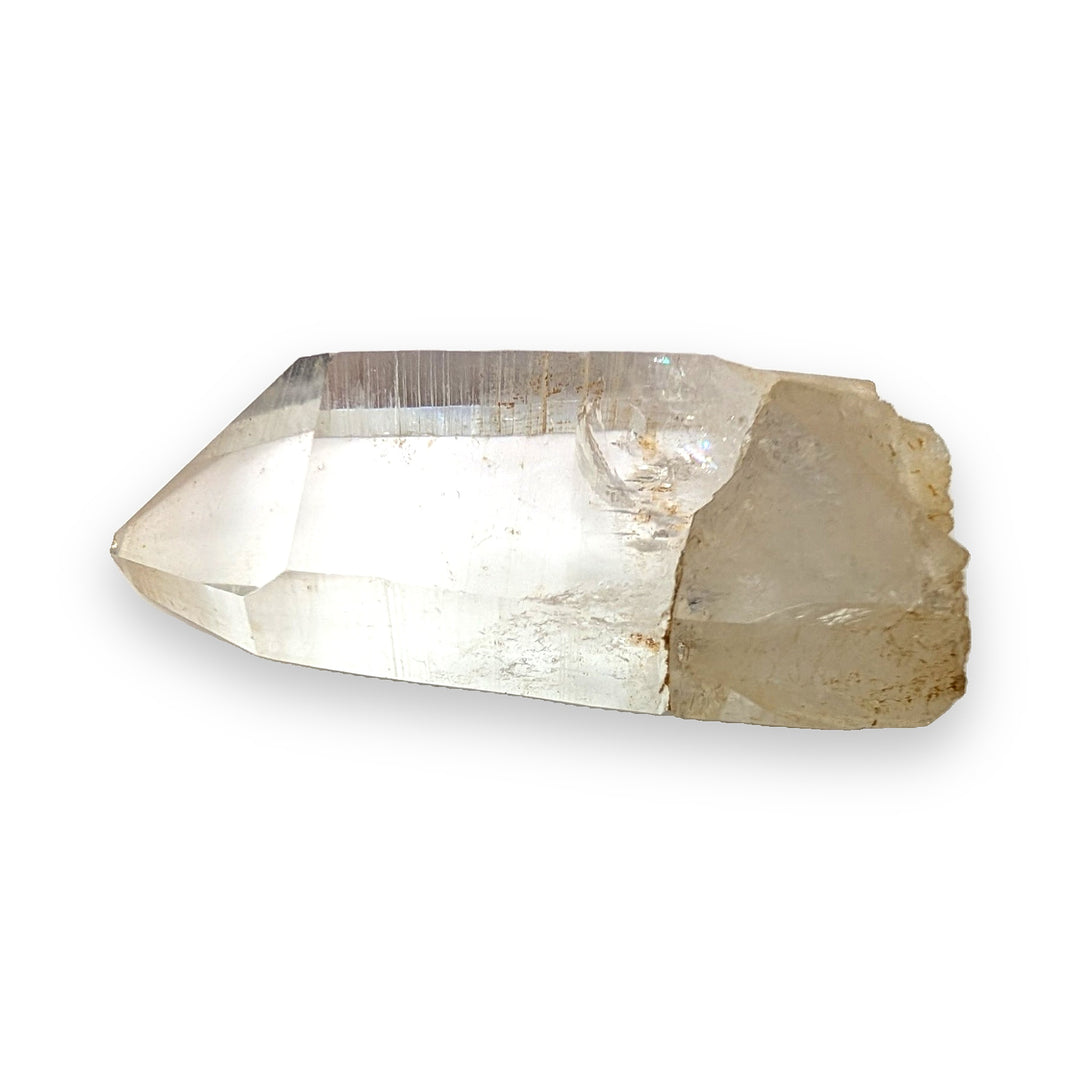 Satyaloka Clear Azeztulite Point 89g High Clarity Quartz Wand