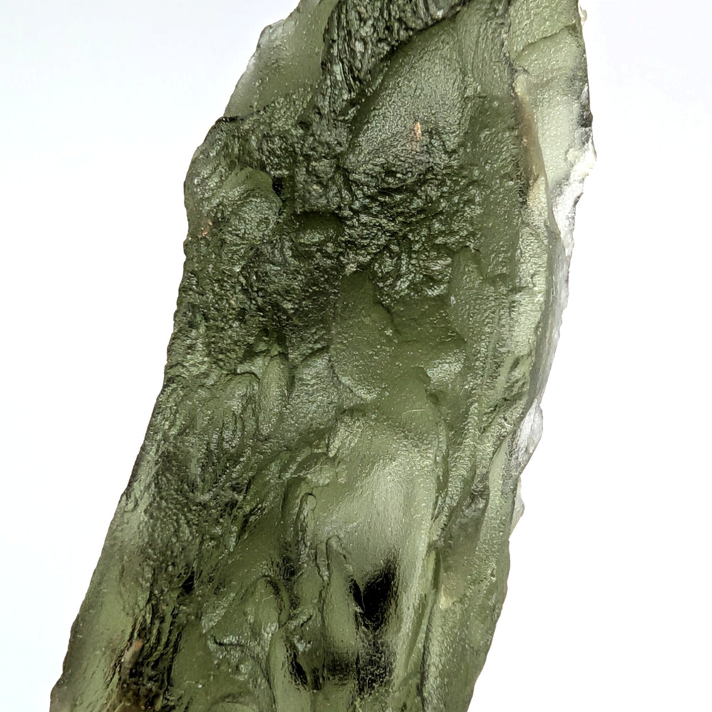 Moldavite Tektite Specimen 6.0g Raw Elongated Czech Glass