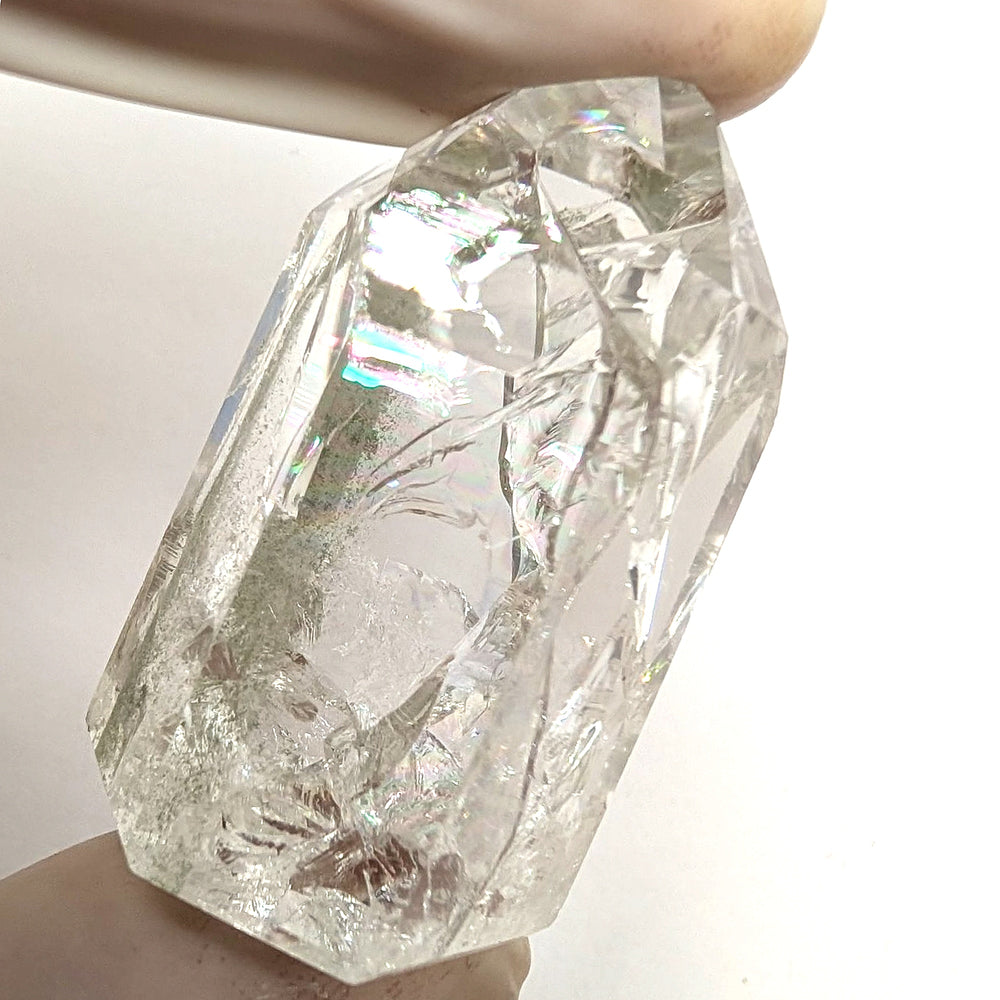 Clear Quartz Rainbow Point 53g Brazilian Polished Crystal Specimen