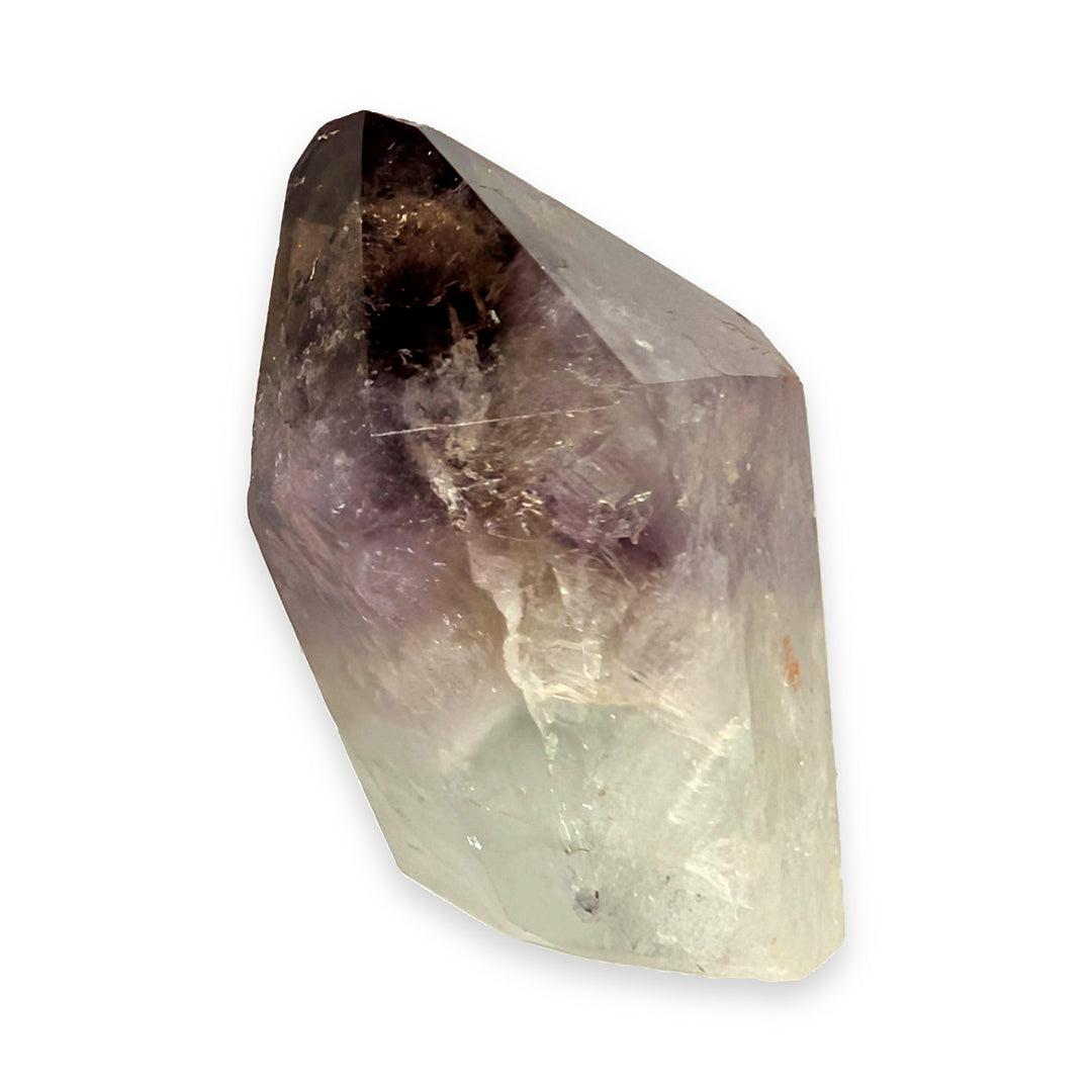 Amethyst Root Crystal Point 19.2g Polished Chevron Quartz Specimen