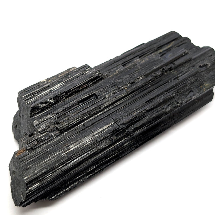 Black Tourmaline Specimen 144g Large Raw Columnar Crystal