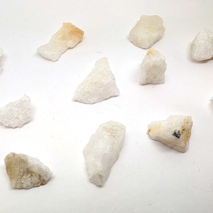 White Azeztulite Raw Crystal Specimen High Frequency Quartz