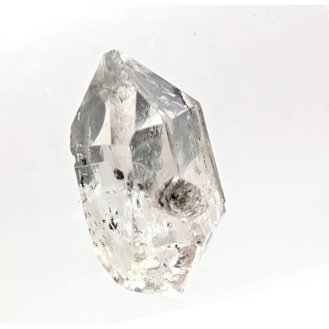 Herkimer Diamond Quartz Cluster with Sidecar Child Crystal 9g Raw Specimen