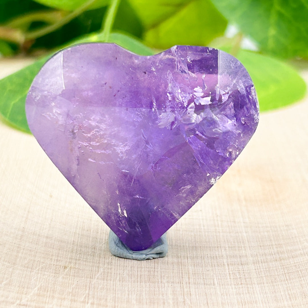 Super Seven  Melody Stone Polished Heart ( 28 )