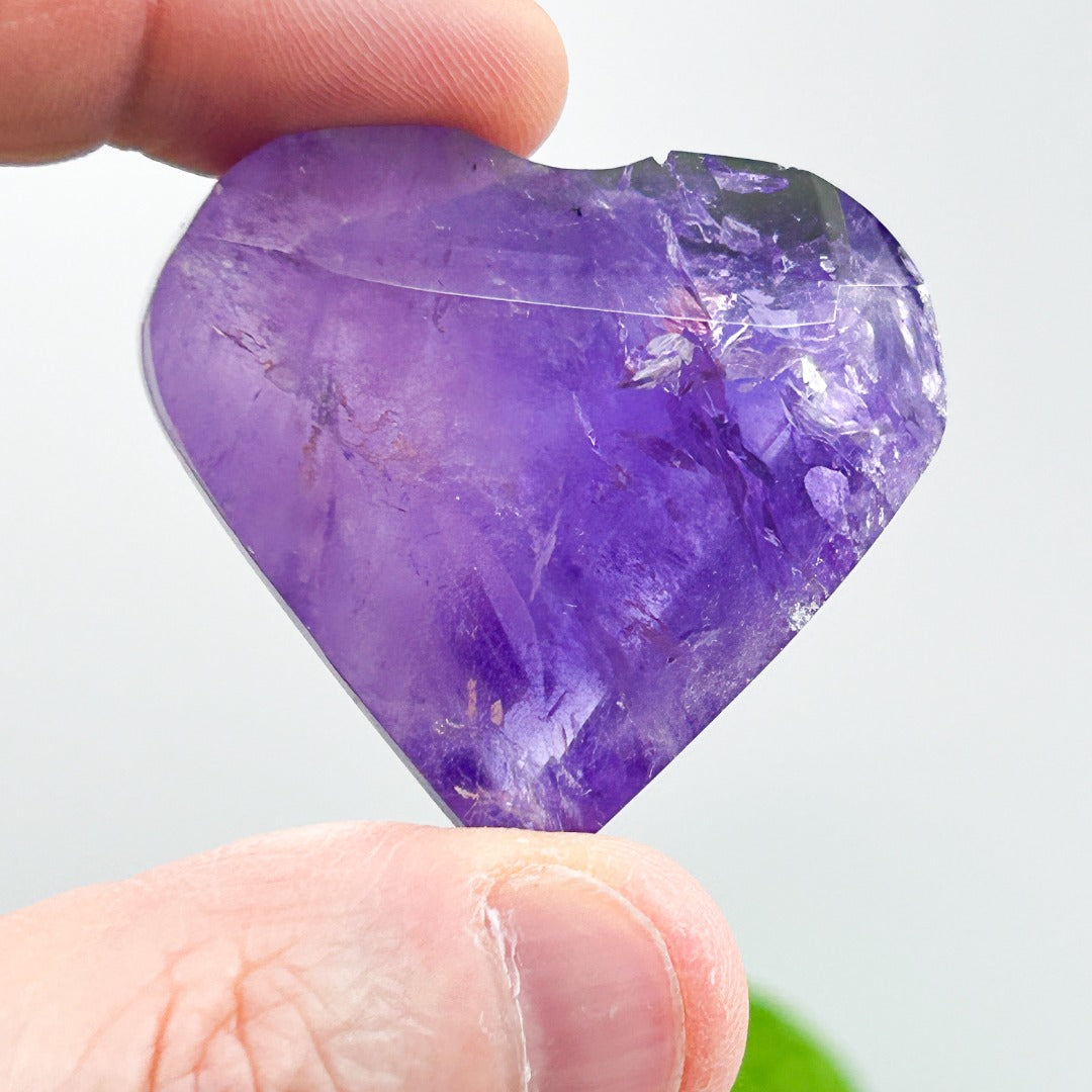 Super Seven  Melody Stone Polished Heart ( 28 )