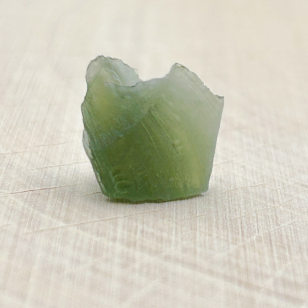 Moldavite Natural Tektite Powerful Crystal 1.2gm ( 142583 )