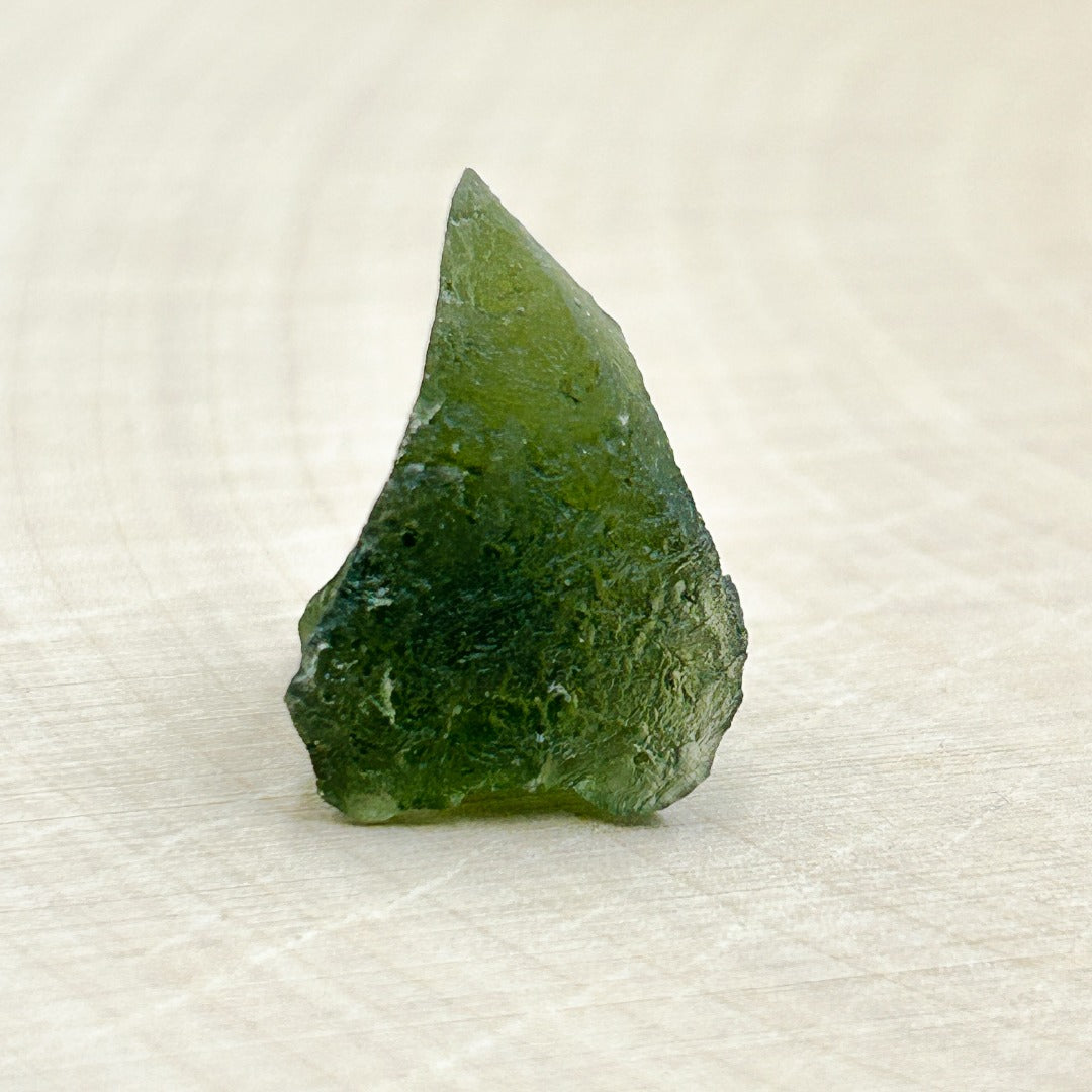 Moldavite Natural Tektite Powerful Crystal 3.3gm ( 1 )